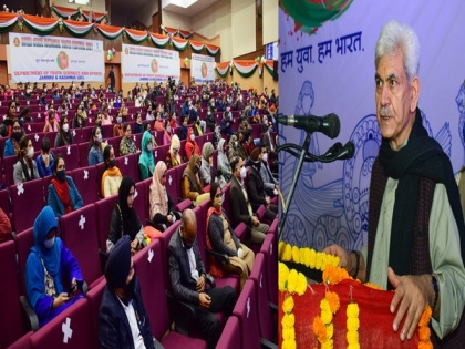 LG Sinha calls for creating robust ecosystem to promote J-K's young talent | LG Sinha calls for creating robust ecosystem to promote J-K's young talent