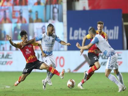ISL7: SC East Bengal open account after settling for a draw against Jamshedpur | ISL7: SC East Bengal open account after settling for a draw against Jamshedpur ISL7: SC East Bengal open account after settling for a draw against Jamshedpur | ISL7: SC East Bengal open account after settling for a draw against Jamshedpur