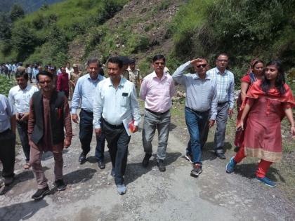 U'khand: MHA team visits Chamoli to assess damage due to cloudburst, heavy rains | U'khand: MHA team visits Chamoli to assess damage due to cloudburst, heavy rains