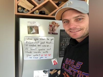 Wife leaves note for self-isolated Mitchell McClenaghan | Wife leaves note for self-isolated Mitchell McClenaghan