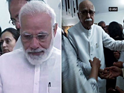 PM Modi, Adv turn emotional as they pay last respect to Sushma Swaraj | PM Modi, Adv turn emotional as they pay last respect to Sushma Swaraj