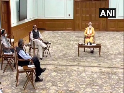 PM holds meeting with NDMA officials over Vizag gas leak; Rajnath, Shah also attend | PM holds meeting with NDMA officials over Vizag gas leak; Rajnath, Shah also attend