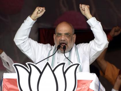 Amit Shah has narrow escape as chariot collides with electric wire in Rajasthan | Amit Shah has narrow escape as chariot collides with electric wire in Rajasthan