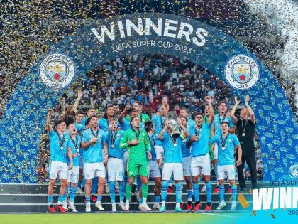 Football: Man City lift maiden UEFA Super Cup after penalty shoot-out win over Sevilla | Football: Man City lift maiden UEFA Super Cup after penalty shoot-out win over Sevilla
