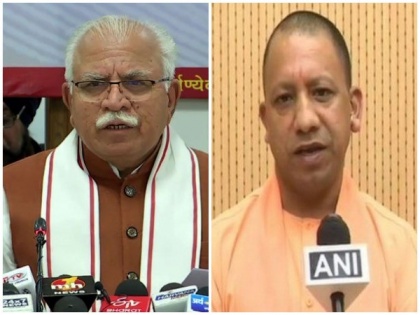 Khattar, Adityanath discuss wide range of bilateral issues; UP agrees to construct 3 bridges on River Yamuna | Khattar, Adityanath discuss wide range of bilateral issues; UP agrees to construct 3 bridges on River Yamuna