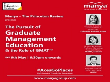 Manya - The Princeton Review presents The Pursuit of Graduate Management Education and the Role of GMAT | Manya - The Princeton Review presents The Pursuit of Graduate Management Education and the Role of GMAT