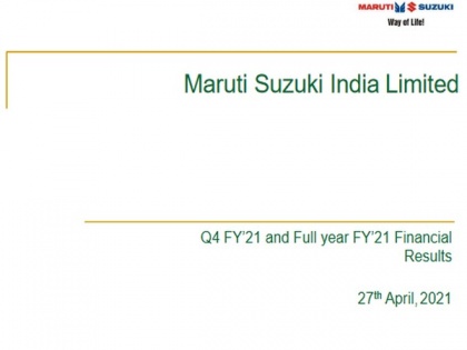 Maruti Suzuki Q4 profit skids 11 pc to Rs 1,166 crore | Maruti Suzuki Q4 profit skids 11 pc to Rs 1,166 crore