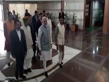 BJP Parliamentary party meeting begins | BJP Parliamentary party meeting begins