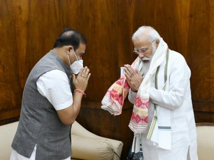 Himanta Biswa Sarma meets PM Modi, discusses Assam-Mizoram border issue. | Himanta Biswa Sarma meets PM Modi, discusses Assam-Mizoram border issue. Himanta Biswa Sarma meets PM Modi, discusses Assam-Mizoram border issue. | Himanta Biswa Sarma meets PM Modi, discusses Assam-Mizoram border issue.