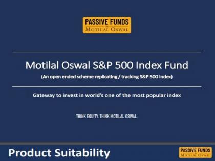 Motilal Oswal launches first passive fund tracking the S&P 500 Index | Motilal Oswal launches first passive fund tracking the S&P 500 Index