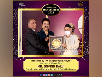 Dr. Govind Vishwanath Dalvi bestowed with the Times Applaud's trendsetter 2022 award for his selfless contribution to both national security and social work | Dr. Govind Vishwanath Dalvi bestowed with the Times Applaud's trendsetter 2022 award for his selfless contribution to both national security and social work