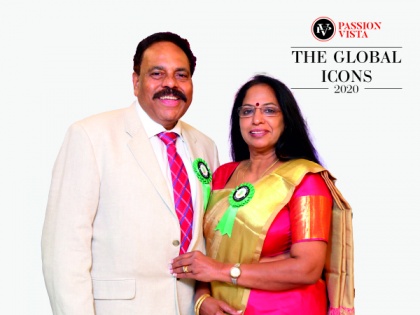 Passion Vista felicitated Mr & Mrs Gopinathan Nair as "The Global Icon 2020" | Passion Vista felicitated Mr & Mrs Gopinathan Nair as "The Global Icon 2020"