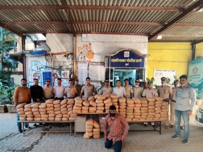 345 kg ganja seized, one held in Mumbai | 345 kg ganja seized, one held in Mumbai