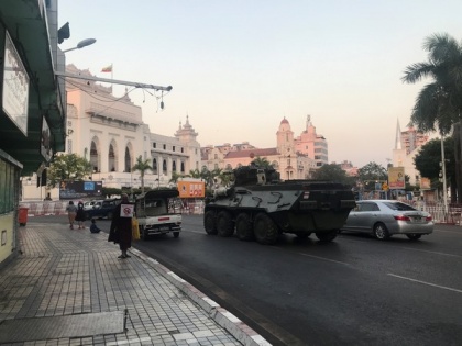 Myanmar junta rolls in armoured vehicles to major cities, shuts down internet | Myanmar junta rolls in armoured vehicles to major cities, shuts down internet