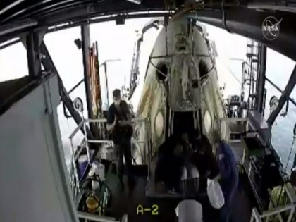 SpaceX capsule opens, NASA astronauts brought out of spacecraft | SpaceX capsule opens, NASA astronauts brought out of spacecraft