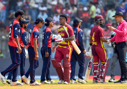 T20 WC: All stats from Windies win over Nepal in Mumbai | T20 WC: All stats from Windies win over Nepal in Mumbai