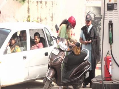 Three women working at a petrol pump in J-K's Udhampur | Three women working at a petrol pump in J-K's Udhampur