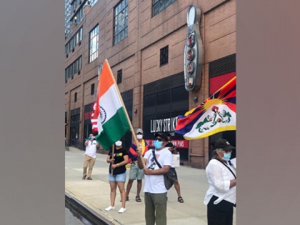 Ladakh stand-off: Tibetan groups in US hold protests in front of Chinese Consulate to show solidarity with India | Ladakh stand-off: Tibetan groups in US hold protests in front of Chinese Consulate to show solidarity with India