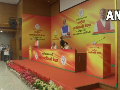 Opposition creating hurdles in Centre's development works: Nadda at BJP office bearers meeting | Opposition creating hurdles in Centre's development works: Nadda at BJP office bearers meeting