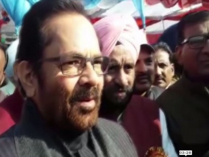 Bullet has no place in democracy, says BJP leader Mukhtar Abbas Naqvi | Bullet has no place in democracy, says BJP leader Mukhtar Abbas Naqvi