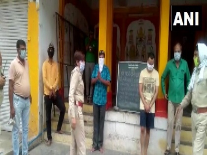 Five people detained for gathering at Narsingh temple to offer prayers amid lockdown in Indore | Five people detained for gathering at Narsingh temple to offer prayers amid lockdown in Indore