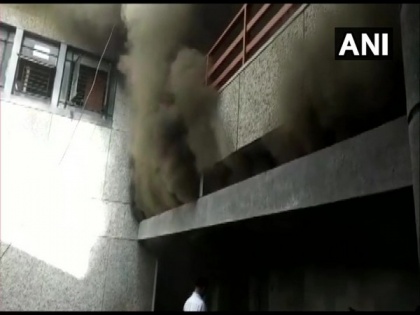 Fire breaks out at Mahanagar Palika Building in Maharashtra's Nashik | Fire breaks out at Mahanagar Palika Building in Maharashtra's Nashik