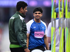 Paris Olympics 2024: Neeraj Chopra Praises Arshad Nadeem's Gold Win, Says 'First Time Since 2016 He Has Beaten Me' (Watch Video) | Paris Olympics 2024: Neeraj Chopra Praises Arshad Nadeem's Gold Win, Says 'First Time Since 2016 He Has Beaten Me' (Watch Video)