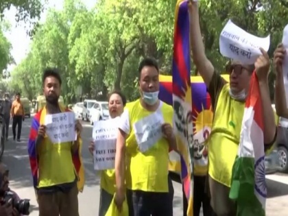 Tibetan Youth Congress protests in New Delhi against Wang Yi's India's visit | Tibetan Youth Congress protests in New Delhi against Wang Yi's India's visit