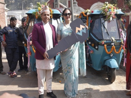 India gifts 2 electric vehicles to Pashupati Temple Trust to help elderly pilgrims | India gifts 2 electric vehicles to Pashupati Temple Trust to help elderly pilgrims