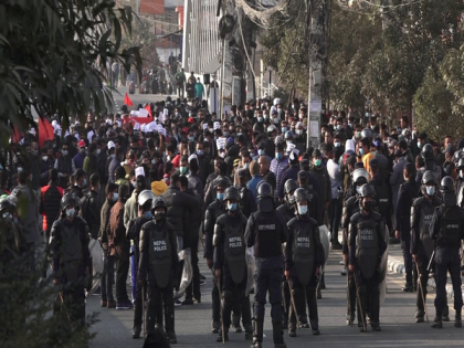 Constitutional coup, say Nepal protestors after Oli's move to dissolve house before time | Constitutional coup, say Nepal protestors after Oli's move to dissolve house before time Constitutional coup, say Nepal protestors after Oli's move to dissolve house before time | Constitutional coup, say Nepal protestors after Oli's move to dissolve house before time
