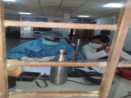 Separate COVID-19 screening facility set up at KGMU | Separate COVID-19 screening facility set up at KGMU Separate COVID-19 screening facility set up at KGMU | Separate COVID-19 screening facility set up at KGMU