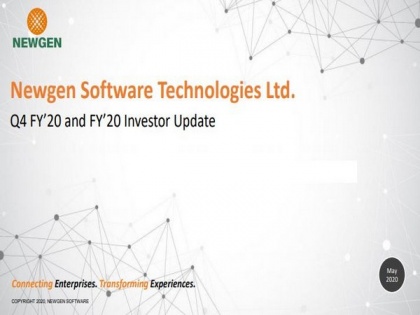 Newgen Software FY20 revenue at Rs 661 crore, cloud sales up 60 pc | Newgen Software FY20 revenue at Rs 661 crore, cloud sales up 60 pc
