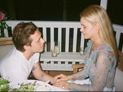 Brooklyn Beckham displays gold band on his ring finger weeks after proposing to fiancee Nicola Peltz | Brooklyn Beckham displays gold band on his ring finger weeks after proposing to fiancee Nicola Peltz Brooklyn Beckham displays gold band on his ring finger weeks after proposing to fiancee Nicola Peltz | Brooklyn Beckham displays gold band on his ring finger weeks after proposing to fiancee Nicola Peltz
