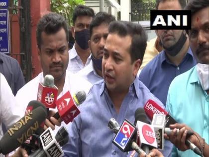 BJP MLA Nitesh Rane calls Raza academy 'terrorist organisation' for holding sit-in protest in Nanded district | BJP MLA Nitesh Rane calls Raza academy 'terrorist organisation' for holding sit-in protest in Nanded district