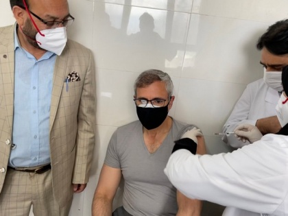 Omar Abdullah gets first dose of COVID-19 vaccine | Omar Abdullah gets first dose of COVID-19 vaccine
