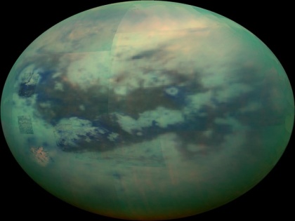 Evidence for volcanic craters on Saturn's moon Titan | Evidence for volcanic craters on Saturn's moon Titan