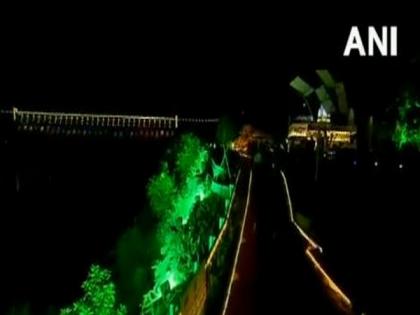 PM inaugurates dynamic lighting for Sardar Sarovar Dam | PM inaugurates dynamic lighting for Sardar Sarovar Dam