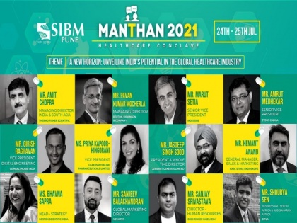 Titans of Industry grace the virtual stage at SIBM Pune's flagship healthcare conclave - Manthan 2021 | Titans of Industry grace the virtual stage at SIBM Pune's flagship healthcare conclave - Manthan 2021
