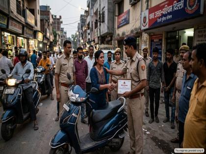Phone Fall Down Delhi Woman Chases Down Phone Snatchers on Scooter, Police Honor Her ...