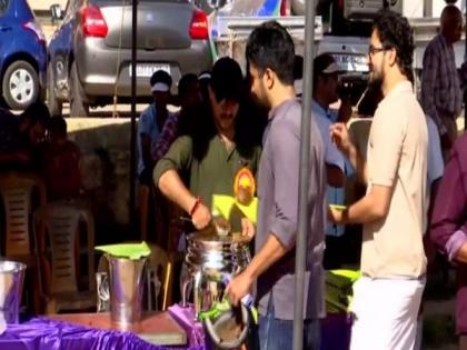 Kerala: 'Payasam' offered to people to dispel myth of not consuming food during solar eclipse | Kerala: 'Payasam' offered to people to dispel myth of not consuming food during solar eclipse