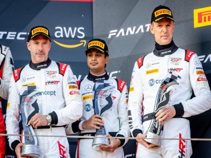 Arjun Maini takes HRT Mercedes-AMG GT3 to Podium in Imola | Arjun Maini takes HRT Mercedes-AMG GT3 to Podium in Imola