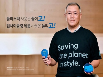 Chung Eui-Sun participates in plastic-free campaign; 'Use of eco-friendly materials for electric vehicles' | Chung Eui-Sun participates in plastic-free campaign; 'Use of eco-friendly materials for electric vehicles'