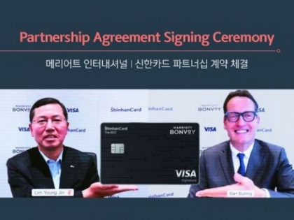 Shinhan Card, Marriott International jointly launch a credit card that offers benefits of a Marriott Bonvoy membership | Shinhan Card, Marriott International jointly launch a credit card that offers benefits of a Marriott Bonvoy membership