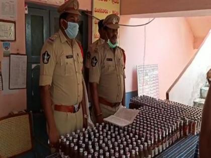 6 arrested in Andhra Pradesh for illegally ferrying 498 liquor bottles | 6 arrested in Andhra Pradesh for illegally ferrying 498 liquor bottles