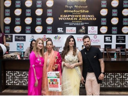 Pooja Motwani with Raahat Aid Foundation presents 'Empowering Women Award 2021' | Pooja Motwani with Raahat Aid Foundation presents 'Empowering Women Award 2021'