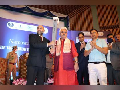 J-K: Chess Olympiad Torch relay reaches Srinagar | J-K: Chess Olympiad Torch relay reaches Srinagar
