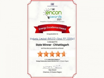 BALCO's Power Plants win CII ENCON Awards 2021 | BALCO's Power Plants win CII ENCON Awards 2021