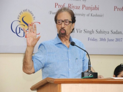 PoK leaders condole demise of Srinagar-based Kashmir University's professor Riyaz Punjabi | PoK leaders condole demise of Srinagar-based Kashmir University's professor Riyaz Punjabi