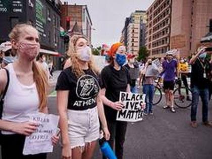 George Floyd death: Protesters march through downtown Los Angeles | George Floyd death: Protesters march through downtown Los Angeles