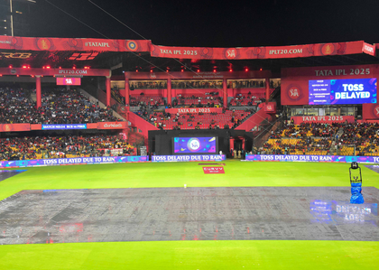 IPL 2025: Heavy rain could spoil tournament’s restart at M Chinnaswamy Stadium | IPL 2025: Heavy rain could spoil tournament’s restart at M Chinnaswamy Stadium